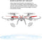 Syma X54HC HD camera Drone + Altitude mode zwart+ pak batterijen