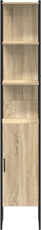 vidaXL - Badkamerkast - Sonoma - Eik - 33x33x185,5 - cm - Hout