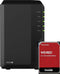 Synology DS220+ RED geheugenkaart 8TB (2x 4TB) - NAS
