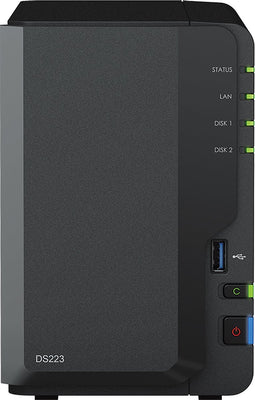 Synology DS223 - NAS - Western Digital RED 16TB (2x 8TB)