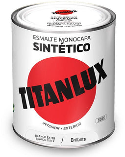 Synthetische lak Titanlux 5809022 Wit 750 ml