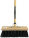 Synx Tool bezem Nylon Straatbezem Zwart 40cm - bezem buiten - Bezems - Tuinbezem - Kunststof haren - Bezem met steel 150 cm - Schrobborstels - Buitenbezem - schoonmaakartikelen - Steel 150 cm