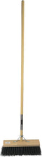 Synx Tool bezem Nylon Straatbezem Zwart 40cm - bezem buiten - Bezems - Tuinbezem - Kunststof haren - Bezem met steel 150 cm - Schrobborstels - Buitenbezem - schoonmaakartikelen - Steel 150 cm