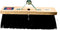 Synx Tool Nylon Straatbezem Zwart 40cm - Bezems - Straatbezem Kunststof haren - Bezem zonder steel- Schrobborstels - Buitenbezem - schoonmaakartikelen - bezem met steelhouder - exclusief steel