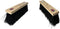 Synx Tool Nylon Straatbezem Zwart 40cm - Bezems - Straatbezem Kunststof haren - Bezem zonder steel- Schrobborstels - Buitenbezem - schoonmaakartikelen - exclusief steel