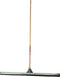 Synx Tools 100cm Vloertrekker met steel 150 cm Zwart 100 cm - Trekkers/moppen - Dweilen - vloerwisser met waterkeerrand - Schoonmaakartikelen - Vloermop/Vloerreiniger - Met Steel 150cm