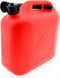 Synx Tools 2x Jerrycan benzine 10L Rood voor brandstof en Water - Auto Tank- inclusief schenktuit / Met Tuit - benzine / diesel - Jerrycan brandstof