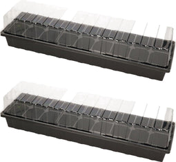 Synx Tools 2x Zaaikas Kweekbak Multi-Pack - Zaaikast - Zaaitray - Kweektray - Vensterbank - Moestuinbak - Moestuinen - bodembewerkers - Zaai - Kweken - Kweekbak