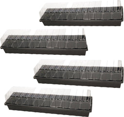 Synx Tools 4x Zaaikas Kweekbak Multi-Pack - Zaaikast - Zaaitray - Kweektray - Vensterbank - Moestuinbak - Moestuinen - bodembewerkers - Zaai - Kweken - Kweekbak