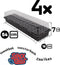 Synx Tools 4x Zaaikas Kweekbak Multi-Pack - Zaaikast - Zaaitray - Kweektray - Vensterbank - Moestuinbak - Moestuinen - bodembewerkers - Zaai - Kweken - Kweekbak