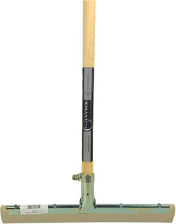 Synx Tools 55 cm Vloertrekker Met Steel 150cm - Vloerwisser - Trekkers - Wit - Vloermop - Vloerreiniger - Met Houten Steel 150 CM
