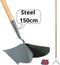 Synx Tools Aanaarder 20 cm Bodembewekers - Gesmeed - Vorentrekker - Tuinartikelen schoffels - Onkruidverwijderaar - Met Steel 160cm