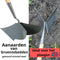Synx Tools Aanaarder 20 cm Bodembewekers - Gesmeed - Vorentrekker - Tuinartikelen schoffels - Onkruidverwijderaar - Met Steel 160cm