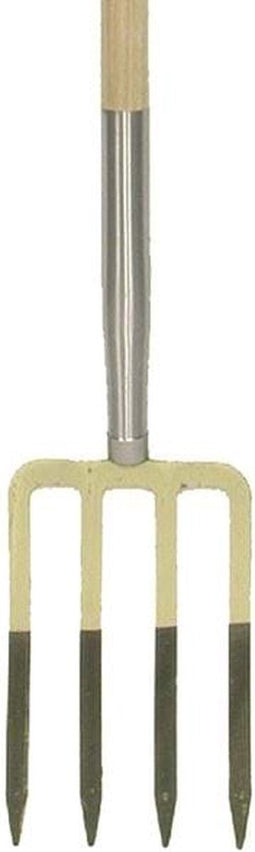 Synx Tools Amerikaans Spitvork 4-tands - Hooivorken - Bodembewerkers - Harken - Paardenstal vork - Spitsvork - Incl. Steel 85cm