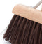 Synx Tools Bahia Bezem natuurvezel haren - Straatbezem Bahia haren - Bezems Buiten - Schrobborstels - Buitenbezem - schoonmaakartikelen - Incl. Steel 150cm