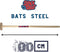 Synx Tools Batssteel 100cm Gebogen - schopsteel - Schoppensteel - Spadesteel - Schepsteel - Scheppen - Tuinartikelen