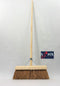 Synx Tools bezem Binnenbezem Coco 29cm - Zachte Bezems - Bezem - Bezems - Kamerveger - Zaalveger / Zachte Besem - Incl. Steel 120cm - Binnen Bezem - Veger