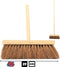 Synx Tools bezem binnenBezem kokos 29 cm - Zaalveger - Cocos bezem incl. steel 120cm - Zachte bezems haren - Tuin - Veger - Schoonmaken - bezem
