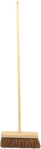 Synx Tools bezem binnenBezem kokos 29 cm - Zaalveger - Cocos bezem incl. steel 120cm - Zachte bezems haren - Tuin - Veger - Schoonmaken - bezem
