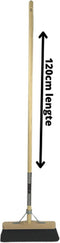 Synx Tools bezem Binnenbezem Paardenhaar 29cm - Zachte Bezems - Bezem - Bezems - Kamerveger - Zaalveger / Zachte Besem - Incl. Steel 120cm - Binnen Bezem - Veger