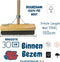 Synx Tools bezem Binnenbezem Zaalveger 30 cm - Paardenhaar / Kamerveger - Zachte bezem 30 cm - Bezemsteel - Veger schoonmaken - Bezems Binnen - Besem zacht met Steel 150 cm