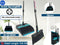 Synx Tools bezem Coco binnenbezem 30cm & Synx Tools Stoffer en Blik met lange steel 121 cm - Zachte bezems - kokos - Zaalveger - Bezemsteel - Stoffer & Blik Met Schoonmaaktanden - veger en blik