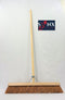 Synx Tools bezem kokos BinnenBezem Cocos 60 cm - Bezem - Bezems - Zaalveger - Zachte Bezem - Veger - Cocosharen - met Houten steel 150cm