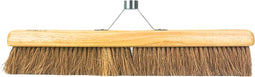 Synx Tools Bezem los 60 cm Zaalveger - Cocosharen - Zachte haren - Binnenbezem - met steelhouder - zonder steel