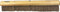 Synx Tools Bezem los 60 cm Zaalveger - Cocosharen - Zachte haren - Zonder Steel - Binnenbezem