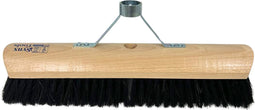 Synx Tools Bezem Los Zaalveger Paardenhaar 40cm met versteviging houder - bezems - Paardenhaar/kamerveger 40cm - Zachte bezems - Zonder Steel