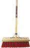 Synx Tools bezem Nylon Straatbezem 40cm - Bezems - Straatbezem Kunststof haren - Bezem met Steel 150 cm - Schrobborstels - Buitenbezem - veger
