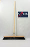 Synx Tools bezem Zaalveger binnenbezem 60 cm Paardenhaar - bezems - Kamerveger - Zachte bezem met Steel 150 cm - Bezemsteel - Veger schoonmaken - Bezems Binnen - Bezem zacht