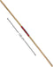 Synx Tools Bezemsteel 120cm - 24mm dik - Bezems / Zaalveger steel - Bodembewerkers - Borstels - Steel 120cm