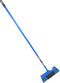 Synx Tools Binnenbezem Blauw - Zachte Bezems - Kamerveger - Besem Veger / Zachte Bezem met Steel 130cm - Binnen Bezem - Besem Veger - Schoonmaken