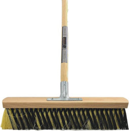 Synx Tools Binnenbezem X Bezem 40cm La Crema - Zachte Bezems - Kamerveger - Veger / Zachte Besem - Incl. Steel 150cm - Binnen Bezem