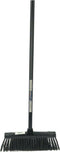 Synx Tools Binnenbezem Zwart - Zachte Bezems - Bezem - Bezems - Kamerveger - Veger / Zachte Besem - Incl. Steel 130cm - Bezem met steel