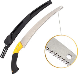 Synx Tools Boomzaag Snoeizaag Gebogen - Tuin Handzaag - Takkenzaag - Curved Takkenzaag - Snoeizaag - Pistoolgreep - Zagen - Houtzaag - Handzaag - Zaag