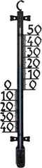 Synx Tools Buitenthermometer Kunststof 41cm - Min/Max - Thermostaten - Buiten temperatuur meter - Thermometer Design
