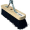 Synx Tools Colombo Bezem 30cm met steelhouder- bezems - Stadsbezem- Kunstvezel haren - Straatbezem haren - Bezems Buiten - Schrobborstels - Buitenbezem - schoonmaakartikelen - Zonder Steel