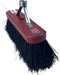 Synx Tools Colombobezem rood 30cm met steelhouder- bezems - Stadsbezem- Kunstvezel haren - Straatbezem haren - Bezems Buiten - Schrobborstels - Buitenbezem - schoonmaakartikelen - Zonder Steel