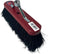 Synx Tools Colombobezem rood 30cm met steelhouder- bezems - Stadsbezem- Kunstvezel haren - Straatbezem haren - Bezems Buiten - Schrobborstels - Buitenbezem - schoonmaakartikelen - Zonder Steel