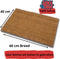 Synx Tools Deurmat Binnen Cocos - Droogloopmat - 40 x 60cm - Droogloop - buitenmat - Deurmatten - Buiten deur - Schoonloopmat