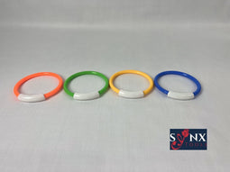 Synx Tools - Duik ringen voor Kinderen - Onderwater Speelgoed Zwembad Duiken Zwemmen Zwembadspelletjes - Zwembad speelgoed - Speelgoed voor bad - Speelgoed voor zwembad - 4 ringen