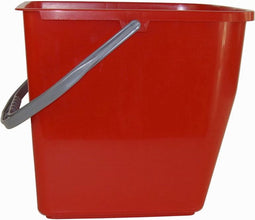 Synx Tools Emmer Rood - Mopwagen - Schoonmaak/Schoonmaakartikelen - Rolemmers 25L