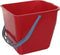 Synx Tools Emmer Rood - Mopwagen - Werkwagen - Schoonmaak/Schoonmaakartikelen - Rolemmers - 10 Liter