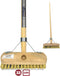 Synx Tools Fiber Schrobbezem met Steel 150 cm - Luiwagen met steel - borstel met steel - 22cm - Schrobborstel - Schrobber - Vloerschrobber - Schoonmaakbezem - douche