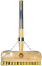 Synx Tools Fiber Schrobbezem met Steel 150 cm - Luiwagen met steel - borstel met steel - 22cm - Schrobborstel - Schrobber - Vloerschrobber - Schoonmaakbezem - douche