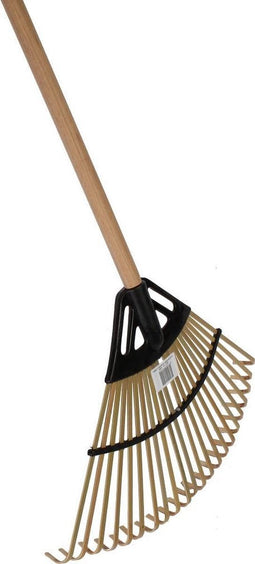 Synx Tools Gazonhark Bamboe hark - Bladhark - Bodembewerkers - Harken - Gazon 460x330 mm - Incl. Steel 120 cm