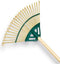 Synx Tools Gazonhark Bamboe met Steel Bladhark - Tuinruimer - Bodembewerkers - Harken/hark - Gazon 460x330 mm - Incl. Steel 140 cm