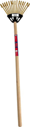 Synx Tools Gazonhark Bamboehark mini - Bladhark - Bodembewerkers - Harken - Gazon 180x220mm mm - Incl. Steel 75 cm